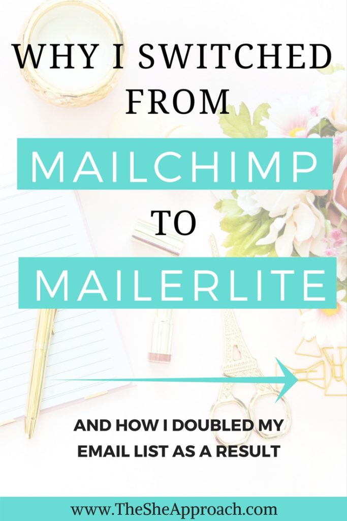 Learn more about the importance of building an email list for bloggers and find out why I switched from Mailchimp to Mailerlite to grow my own! Email marketing tips for bloggers. 