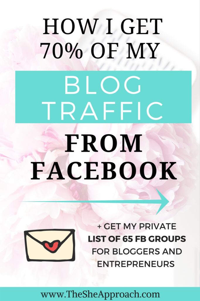 Struggling to grow your blog's audience? Read my best tips on how to get your blog traffic from Facebook and connect with your target readers. Social media tips for bloggers. 