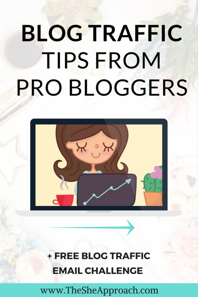 Struggling to get people to read your blog? I interviewed top bloggers and got their best blog traffic tips that you can implement starting today!