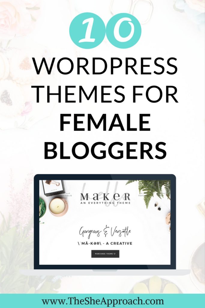 Looking for a way to design your blog and make it stand out? Here are 10 worpress themes for bloggers or entrepreneurs that will be a great fit for your website! More blogging tips on how to choose the perfect feminine worpdress theme! 