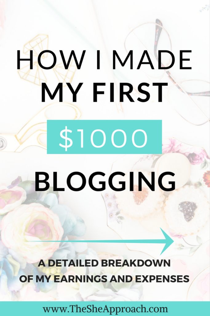 Is making money blogging a dream of yours? Learn how I made my first $1000 blogging, affiliate marketing tips, blog traffic and income report and more advice for new bloggers.