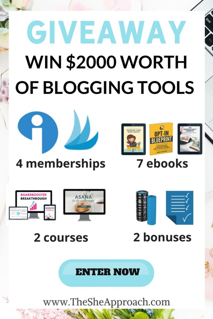 Enter this blogger's giveaway and win digital goods, blogging courses and ebooks and much more! Blogging tips and freebies. How to start a blog.